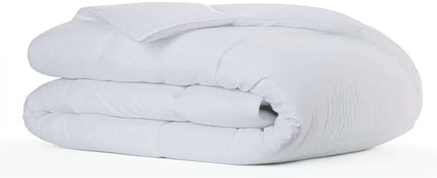 Kołdra Todocama, kołdra z włókna 3002, odporna na zgryzanie, jesień-zima, 300 G/M², biała (dostępne wszystkie rozmiary) (łóżka 135/140/150-220 X 220 Cm) Kołdry i kołdry Naty Shop White Cama 135/140/150-220X220 Cm