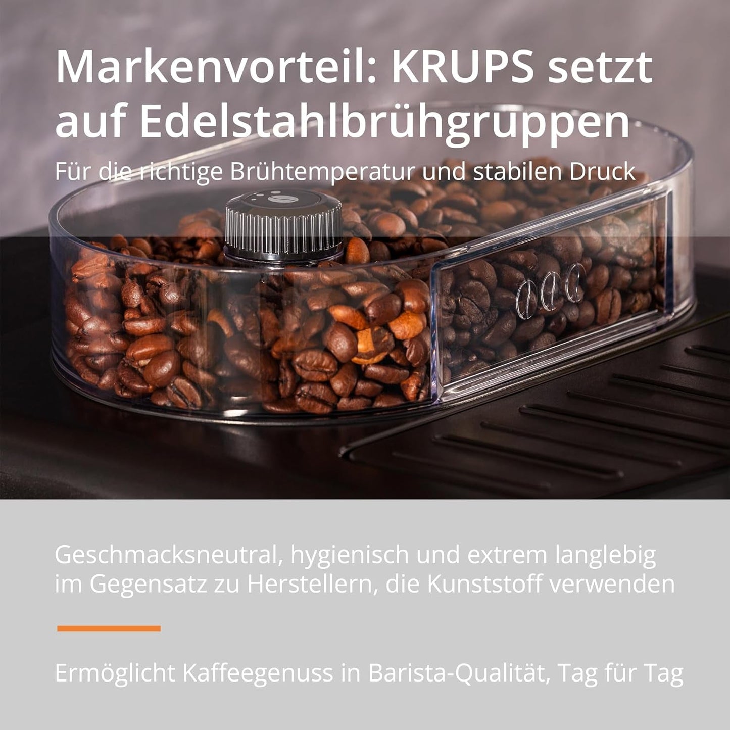 Ekspres automatyczny KRUPS Arabica Picto, kompaktowa konstrukcja, łatwa obsługa, intuicyjne regulowane pokrętło, spieniacz do mleka, funkcja 2 filiżanek, ekspres do kawy, czarny, EA810870