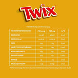 Twix tabliczki białej czekolady; karmel, ciastka, biała czekolada; wielokrotne opakowanie czekoladek; 5 batonów (5 x 46 g)