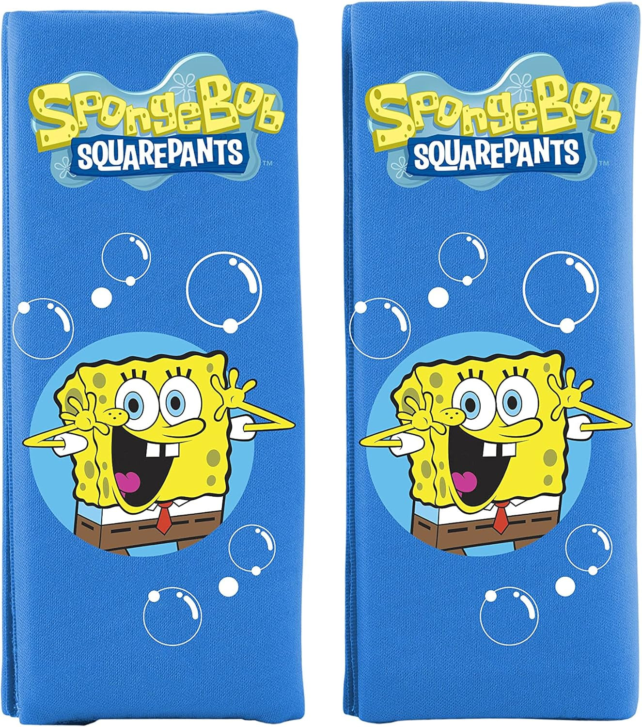 Poduszka pod szyję Bob Esponja Spongebob dla dzieci. Super wygodne podróżne niebieskie Poduszki podróżne Naty Shop Mini poduszka z paskiem