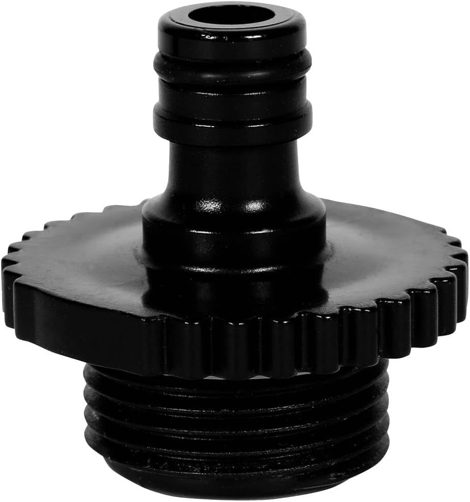 Oryginalny adapter Einhell z gwintem zewnętrznym 33,3 mm (akcesorium do pompy, odpowiedni do gwintu wewnętrznego 33,3 mm / 1 cal do pompy ogrodowej, do podłączenia węża ogrodowego)