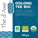 Khla - Bio Herbata Oolong 100 G - Niebieska herbata - Naturalna herbata sypana - Ekologiczna herbata azjatycka - Luźna i cięta - Herbata ziołowa i naparzana - Z Chin