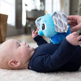 LAMAZE Elephant Puffaboo, zabawka dla noworodka, zabawka sensoryczna dla dziecka, prezent dla nowych rodziców, zabawka rozwojowa na 3 miesiące dla chłopców i dziewcząt, L27467 Baby Toys Naty Shop