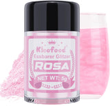 Kicofood, brokat jadalny, 5 gramów, różne kolory Glitter Naty Shop Pink