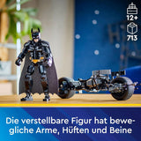 LEGO DC Batman: klocki konstrukcyjne Batman z Batpodem, zabawka z filmu o superbohaterach, zestaw przygodowy dla dzieci, prezent dla chłopców i dziewcząt 76273 Zestawy do budowania Kup w sklepie LEGO