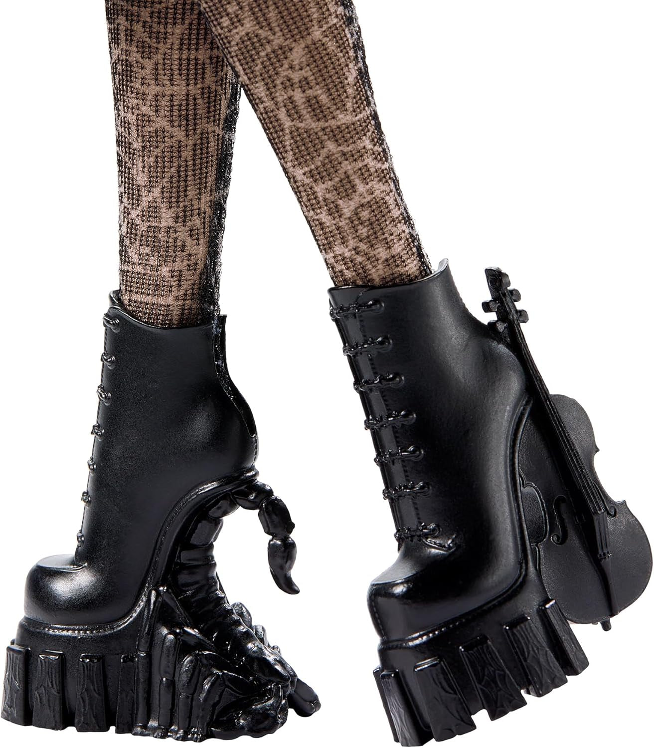 Monster High Wednesday Addams Figurka kolekcjonerska Wednesday Addams w mundurze Akademii Nevermore z lodowato zimną dłonią i plecakiem Stojak dla lalek HXJ04 Lalki Naty Shop