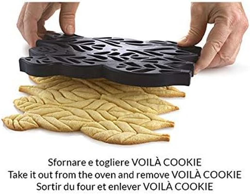 Silikomart, Voila Cookie Leaves, 240mm X 150mm, wysokość 20mm Kuchnia Naty Shop