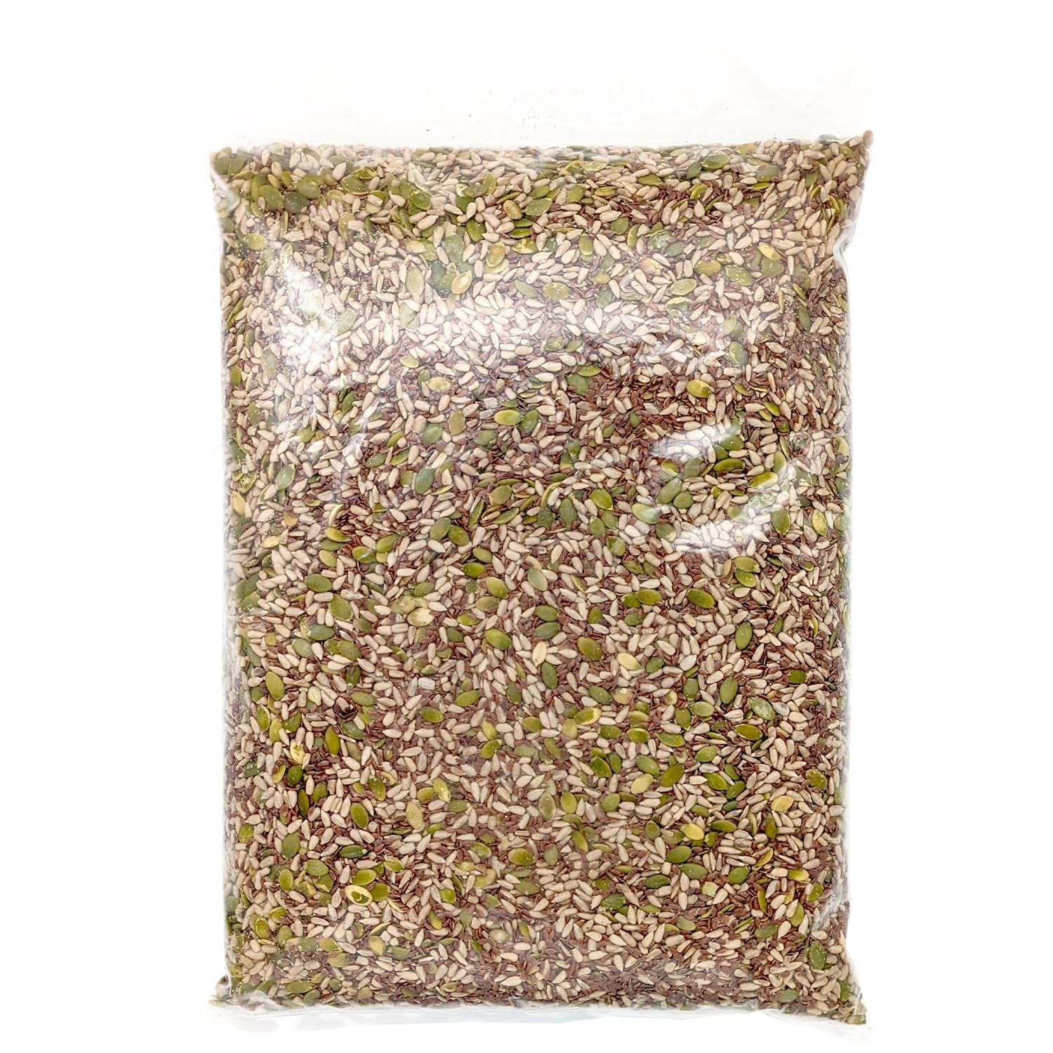 Organiczna Mieszanka Nasion Omega 3 kg (mieszanka nasion dyni, słonecznika i lnu), mieszanka 3 całych surowych nasion oleistych, bogata w białko, błonnik i kwasy tłuszczowe omega-3