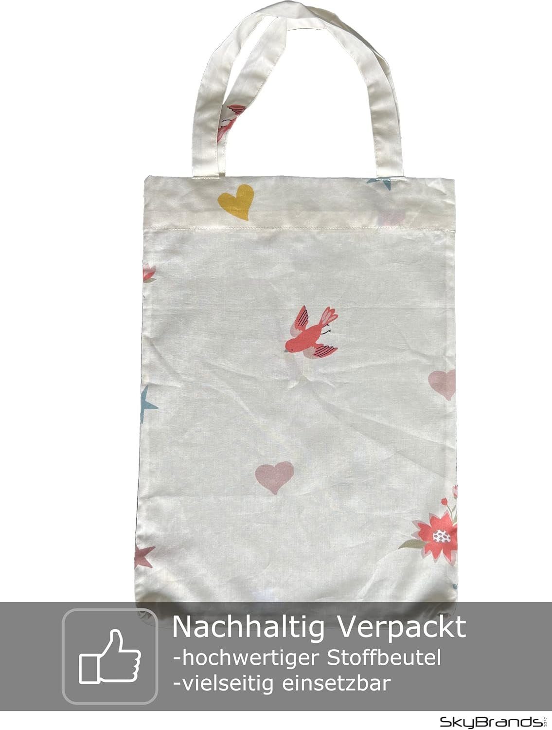 Skybrands Bettwäsche Prinzessin 135X200 [Mit Beutel] Einhorn Mädchen Bettwäsche Baumwolle 2 TLG. 1X Bettbezug 1X Kissenbezug Naty Sklep