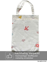 Skybrands Bettwäsche Prinzessin 135X200 [Mit Beutel] Einhorn Mädchen Bettwäsche Baumwolle 2 TLG. 1X Bettbezug 1X Kissenbezug Naty Sklep