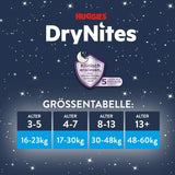 HUGGIES Drynites pieluszki nocne dla chłopców 4-7 lat (17-30 kg), 30 sztuk Naty Shop