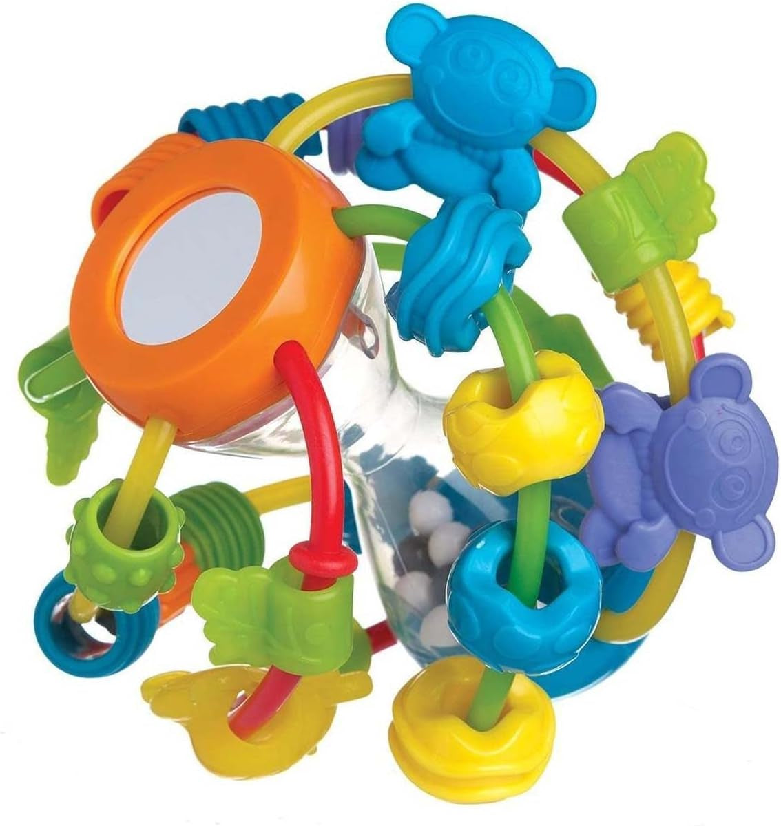 Playgro grzechotka dla dzieci - grzechotka dla dzieci - grzechotka dla dzieci - grzechotka - motoryka - zabawka dla dzieci - motoryka dla dzieci - kolorowe Zabawki Bebe Naty Shop Baw się i ucz