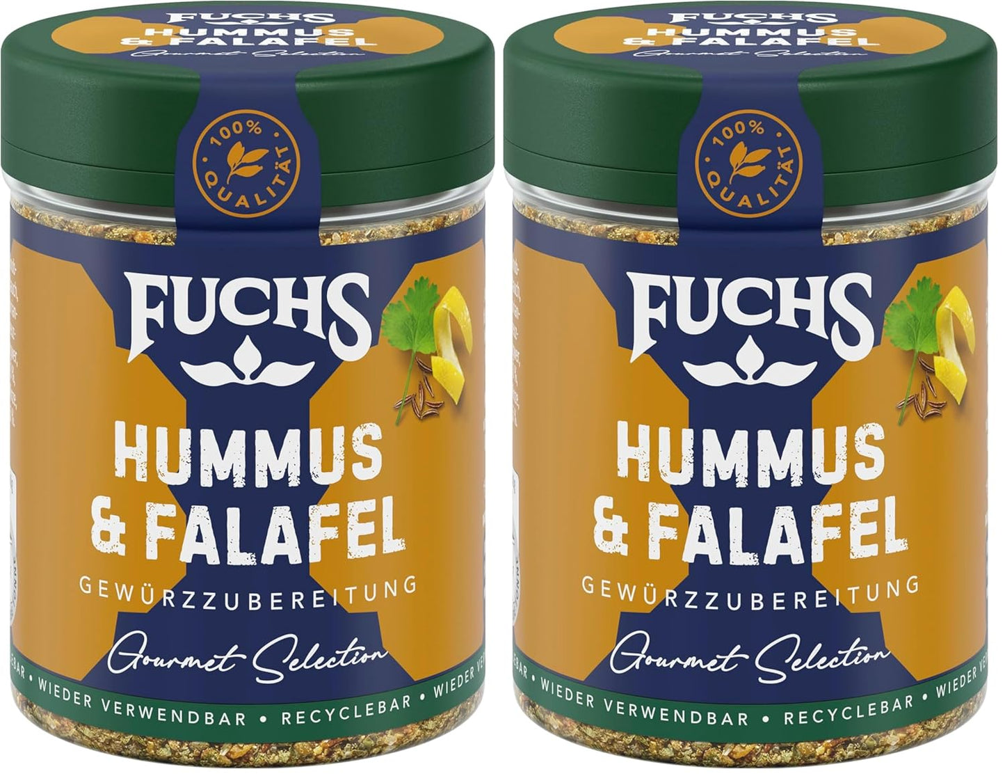 Fuchs Spices Gourmet Selection Bliski Wschód/Afryka - Mieszanka przypraw do kuskusu i bulguru Mieszanka przypraw do wielokrotnego napełniania do przyprawiania potraw bulgur Wegańskie 55g