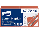 Tork 477840 Limonkowe serwetki obiadowe / 2-warstwowe serwetki do małych posiłków lub przekąsek / Zaawansowana jakość / 10 X 200 (2000) serwetki papierowe / 32,6 X 33 cm (dł. x szer.) / złożenie na 1/4