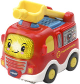 Vtech TUT TUT Baby Flitzer - Policja - Od 1-5 lat & TUT TUT Baby Flitzer - Wóz strażacki - Autko z muzyką, przyciskiem świetlnym, zdaniami i ciekawymi dźwiękami - Od 1-5 lat Baby Toys Naty Shop