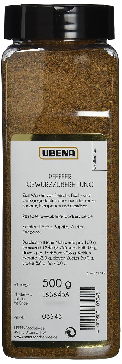 Ubena Papryka Ostra 500 g - Świeżość i Jakość