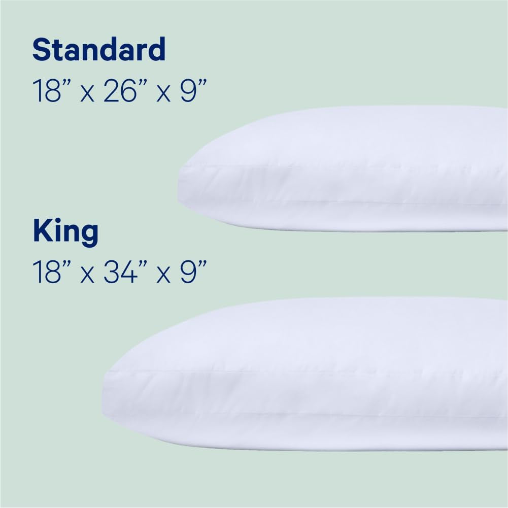 Casper Sleep Oryginalna poduszka do spania, king size, biała Poduszki standardowe Naty Shop