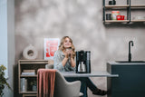 Melitta Look Therm - Ekspres do espresso z filtrem, dzbankiem termicznym i wyjmowanym zbiornikiem na wodę, na maksymalnie 10 filiżanek kawy, czarny