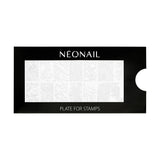 NÉONAIL Nagel Stempel Mit Schaber - Nägel Selber Machen - Stempel do zdobienia paznokci - Nageldesign Für Nagel Schablone - French Nails Stempel - Silikon Nagelstempel