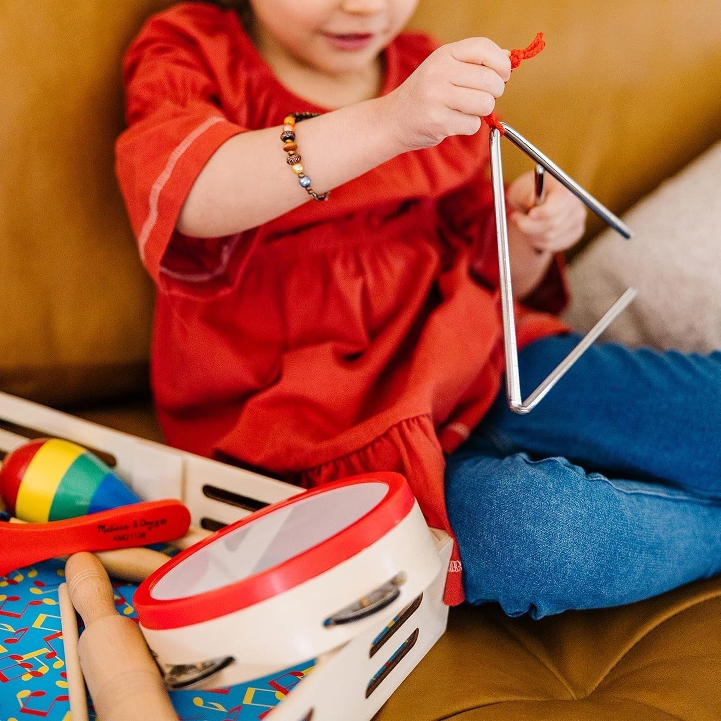 Melissa & Doug Opaska w pudełku | Zabawki edukacyjne | Zabawki muzyczne dla dzieci | 3+ | Prezent dla chłopców i dziewcząt Naty Shop Baby Toys