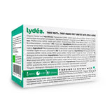 Lydea Three Mints+ Organiczna herbata ziołowa z trzema asortymentami mięty, jabłka i ziół, 60 piramidek, 3 opakowania [3 x 20 piramidek]