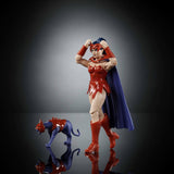 Figurka Catra Masters of the Universe Origins z kolekcji kreskówek, ok. Bohaterka serialu telewizyjnego o wysokości 14 cm, Księżniczka Mocy, z lat 80. Szczegółowy projekt i akcesoria dla kotów JBM84 Figurki Naty Shop
