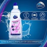 CARE + PROTECT- Uniwersalny nabłyszczacz do zmywarek Extra Shine / Do wszystkich zmywarek / Szybkoschnący / 500 ml Detergenty kuchenne Naty Shop
