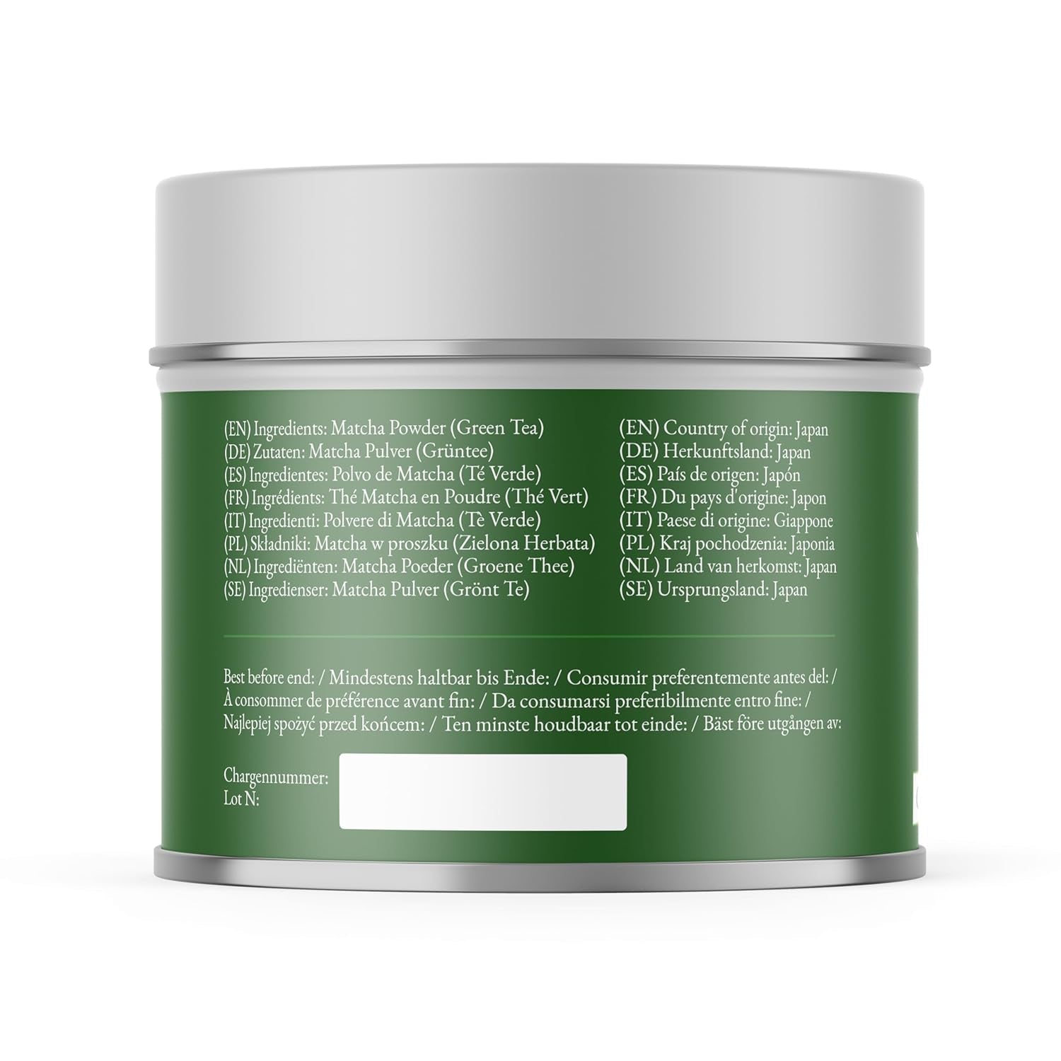 Monte Nativo Ceremonial Matcha w proszku (40g) - idealna do herbaty matcha, latte i koktajli - zielona herbata z Japonii - gatunek ceremonialny, w metalowym pudełku - 100% czysta, bezglutenowa, drobno zmielona
