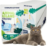 Nassfutter Alleinmenü Katze Filety dla dorosłych Kabeljau w opakowaniu Brühe Hoher Feuchtigkeitsgehalt, 12 x 85 g