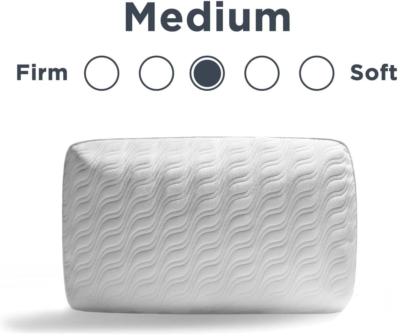 TEMPUR-PEDIC Poduszka Tempur-Cloud Prohi, pianka memory, biały/bogaty ogród, poduszki King Standard Naty Shop