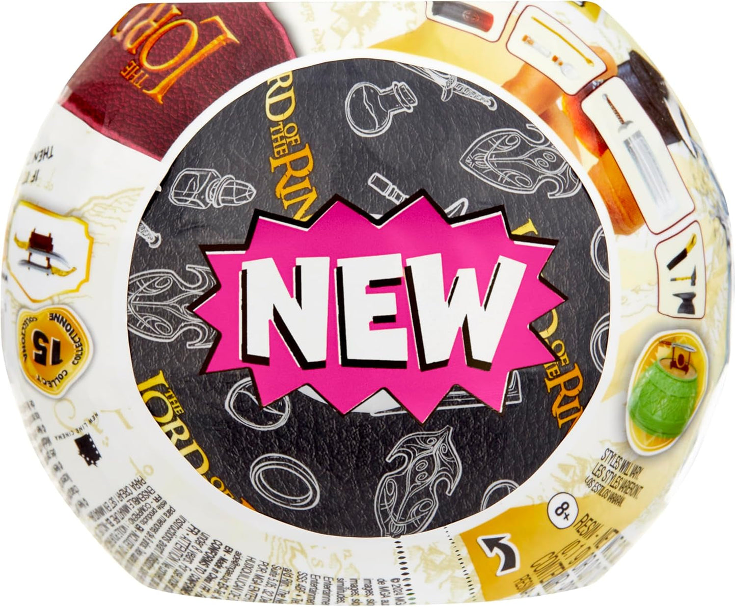 Mga'S Miniverse Make It Mini - Władca Pierścieni Mini Kolekcje Blind Pack Zestaw do rękodzieła z żywicy Repliki Odpowiednie dla kolekcjonerów i dzieci w wieku 8 lat Nie ESSBAR Figurki Sklep Naty