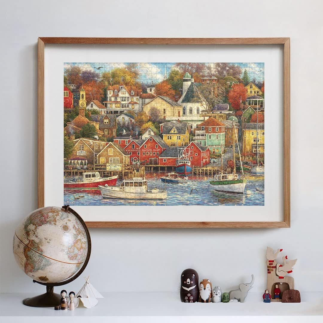 Clementoni - 31685 Kolekcja Puzzle - Good Times Harbor - Puzzle 1500 elementów od 14 lat, puzzle dla dorosłych z ukrytymi przedmiotami, gra zręcznościowa dla całej rodziny, średnie Puzzle Naty Shop