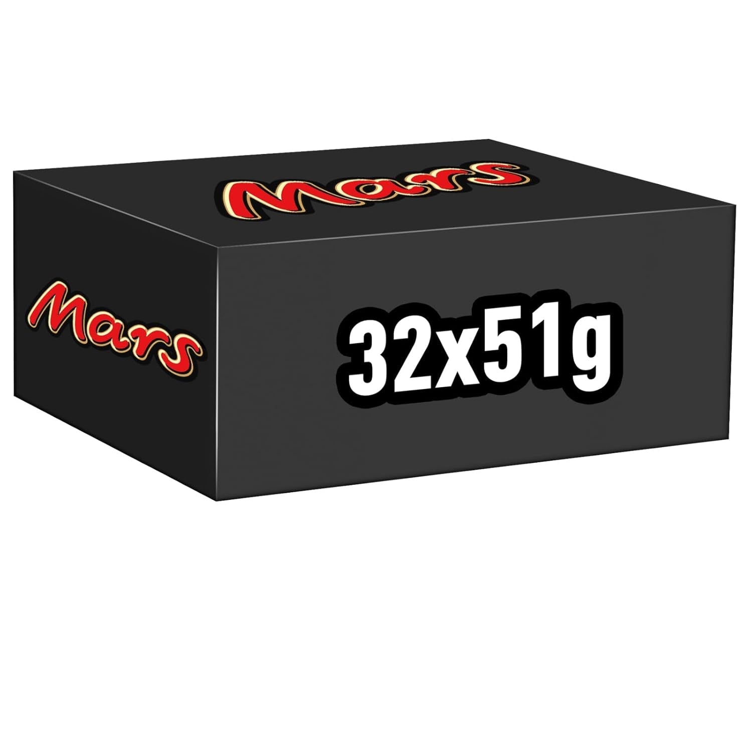 Batony czekoladowe Mars z karmelem, nugatem i mleczną czekoladą, 32 opakowania x 51g