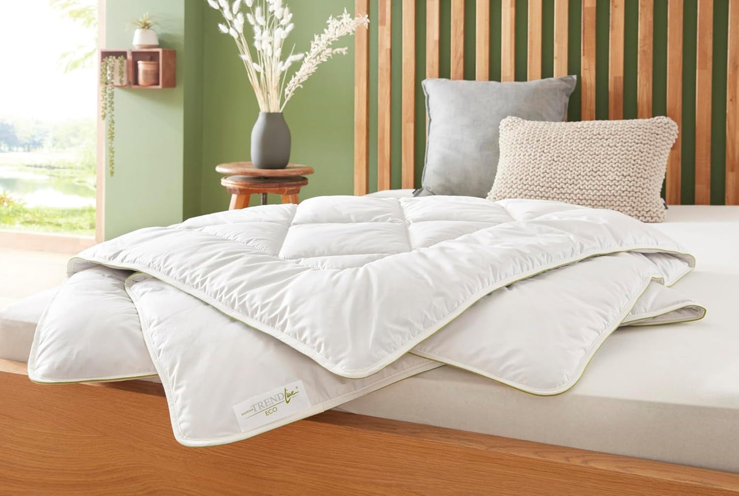 Badenia Trendline Eco Kołdra Camel Lekka 155 X 220 cm, biała, z certyfikatem Oeko-Tex, wyprodukowana zgodnie z niemiecką normą jakości Kołdry i kołdry Naty Shop 135 X 200 Kołdra jednokolorowa na każdą porę roku