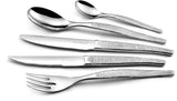 Sztućce JET z błyszczącym wzorem, wyjątkowy zestaw sztućców, 30 sztuk Naty Shop Kitchen