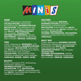 Mieszane Minis, Snickers, Bounty, Twix, Milky Way, opakowanie zbiorcze czekolady, jedno opakowanie (1 x 400 g) (zestaw 5 sztuk)