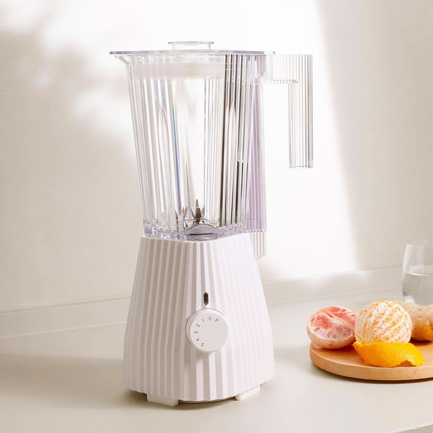 Alessi Plissé MDL09 W - Blender z karafką z podziałką, żywica termoplastyczna, Kitchen Naty Shop