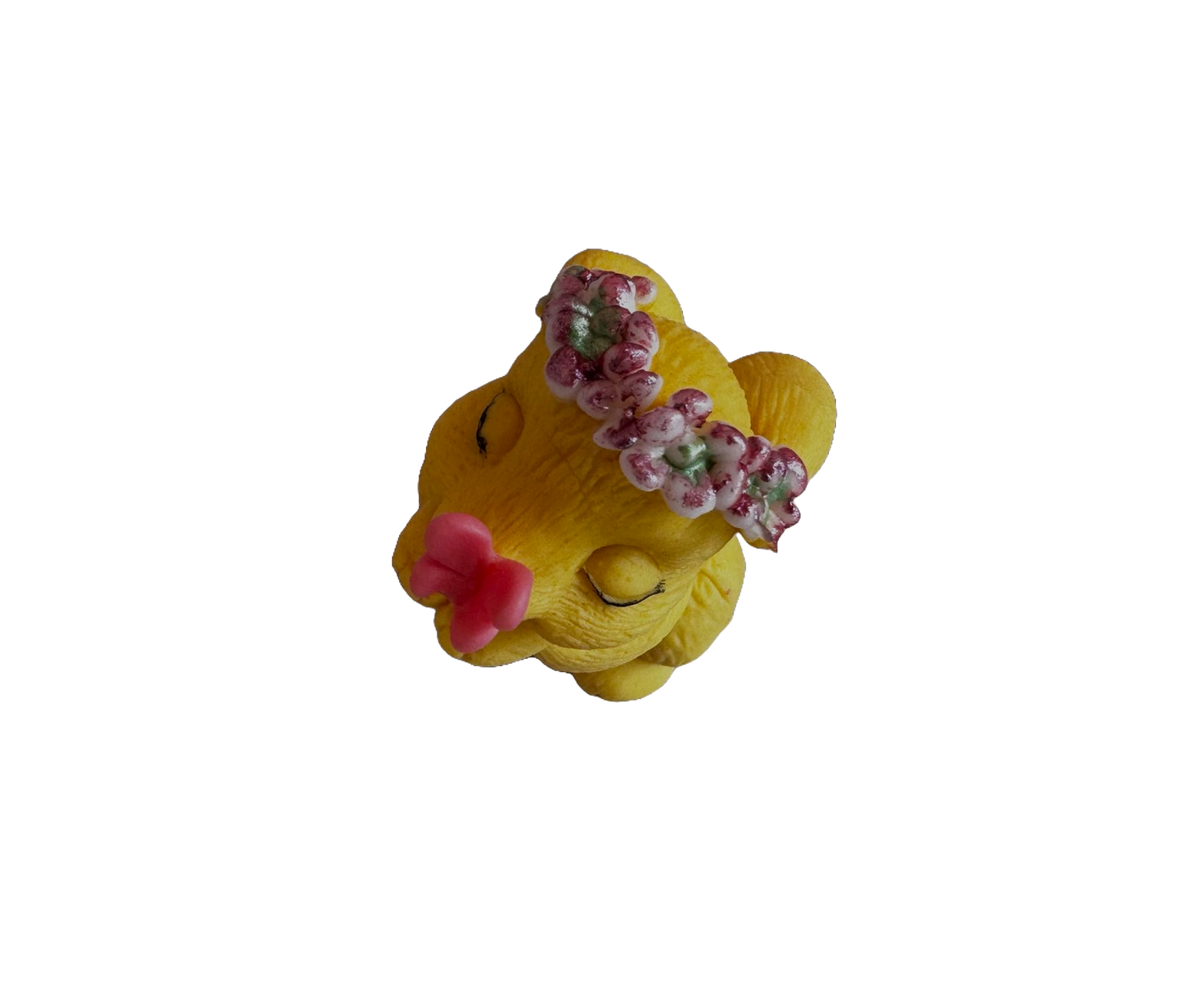 Jadalna dekoracja z pasty cukrowej, Królik z motylem. Ozdoby od Naty Shop Pasta Cukrowa