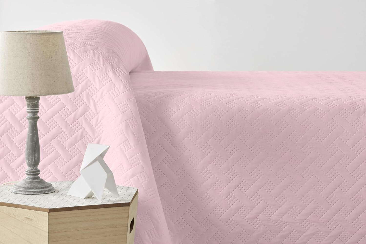 LISO - Narzuta na 105 cm - Narzuta na łóżko Bouti - Wiosna i lato - 200X260 cm - Różowy Łóżka i koce Besuche den Degrees home-Store
