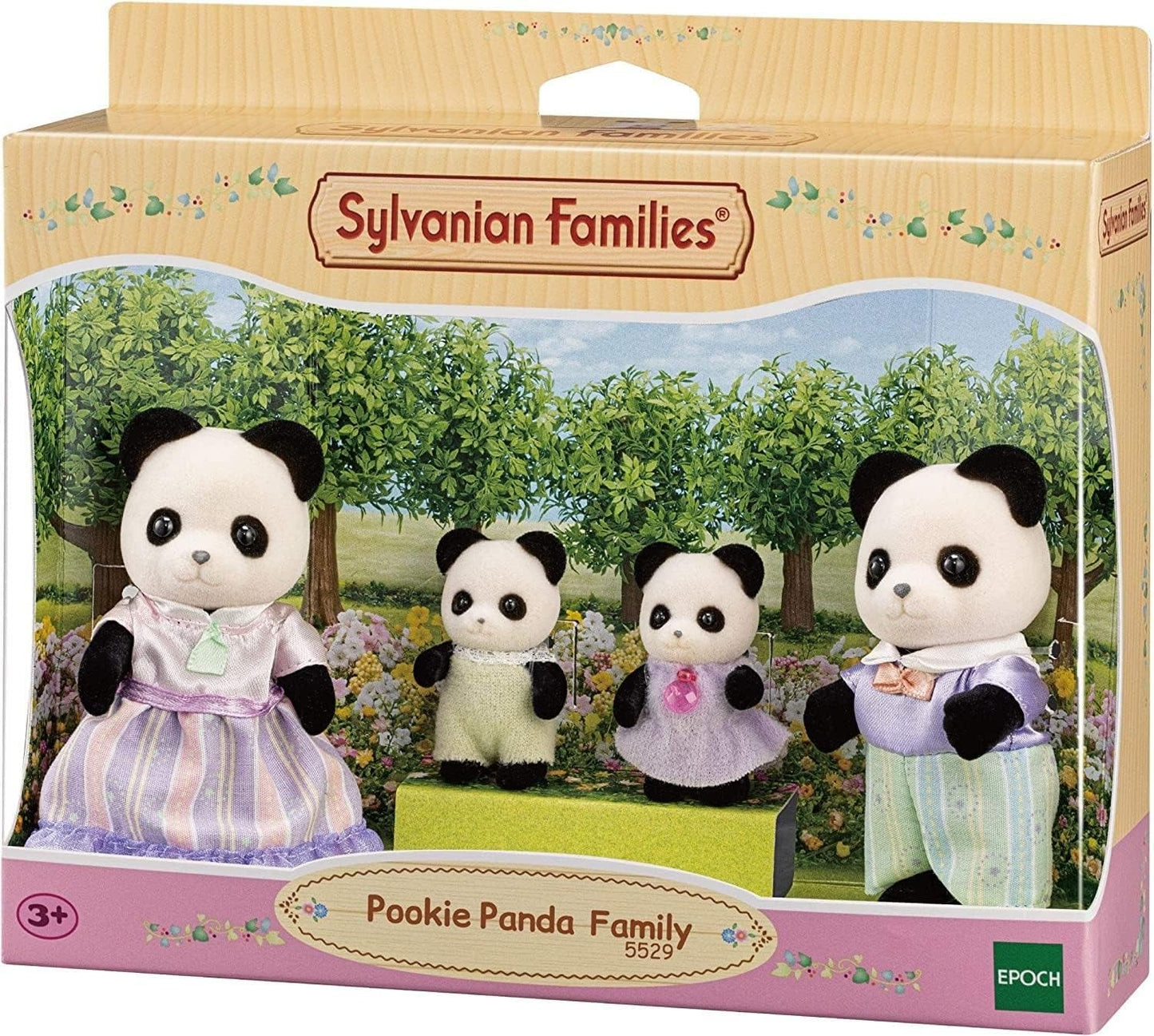 Sylvanian Families L5529 Rodzina Pand - Figurki z domku dla lalek