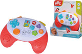 Simba 104010017 - Kontroler gier ABC, Zabawka dla dzieci, Odgłosy zwierząt, Piosenki, Ponad 20 dźwięków, Od 12 miesięcy, Umiejętności motoryczne, Konsola do zabawy, Zabawka dla malucha, Telefon do zabawy Bebe Toys Naty Shop