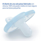 Philips AVENT Soothie - smoczek bez BPA dla dzieci w wieku 0-6 miesięcy, niebieski/jasnoniebieski (model SCF099/21)