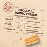 Palce Frolle Al Burro. Biscotti Tradycyjnie Przygotowane Przyjdź Una Volta. Ideal Come Fine Pasto Goloso, Ma Anche Da Abbinare Al O Al Caffè. Opakowanie Tak 150 G