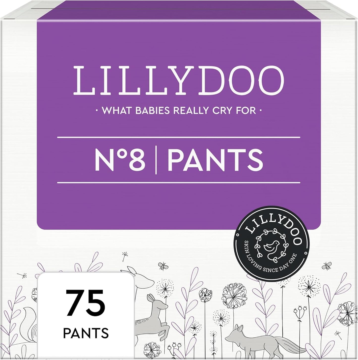 Spodnie LILLYDOO przyjazne dla skóry, rozmiar 5 (12-17 kg), opakowanie miesięczne (105 sztuk)