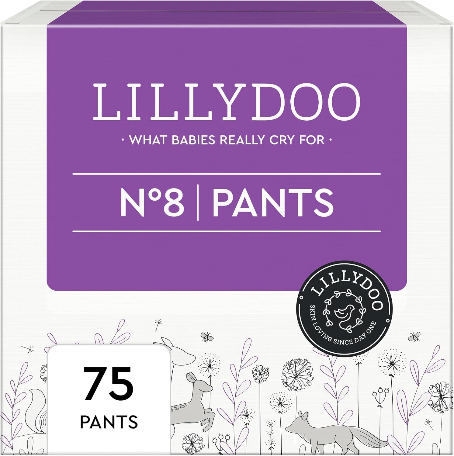 Spodnie LILLYDOO przyjazne dla skóry, rozmiar 5 (12-17 kg), opakowanie miesięczne (105 sztuk)