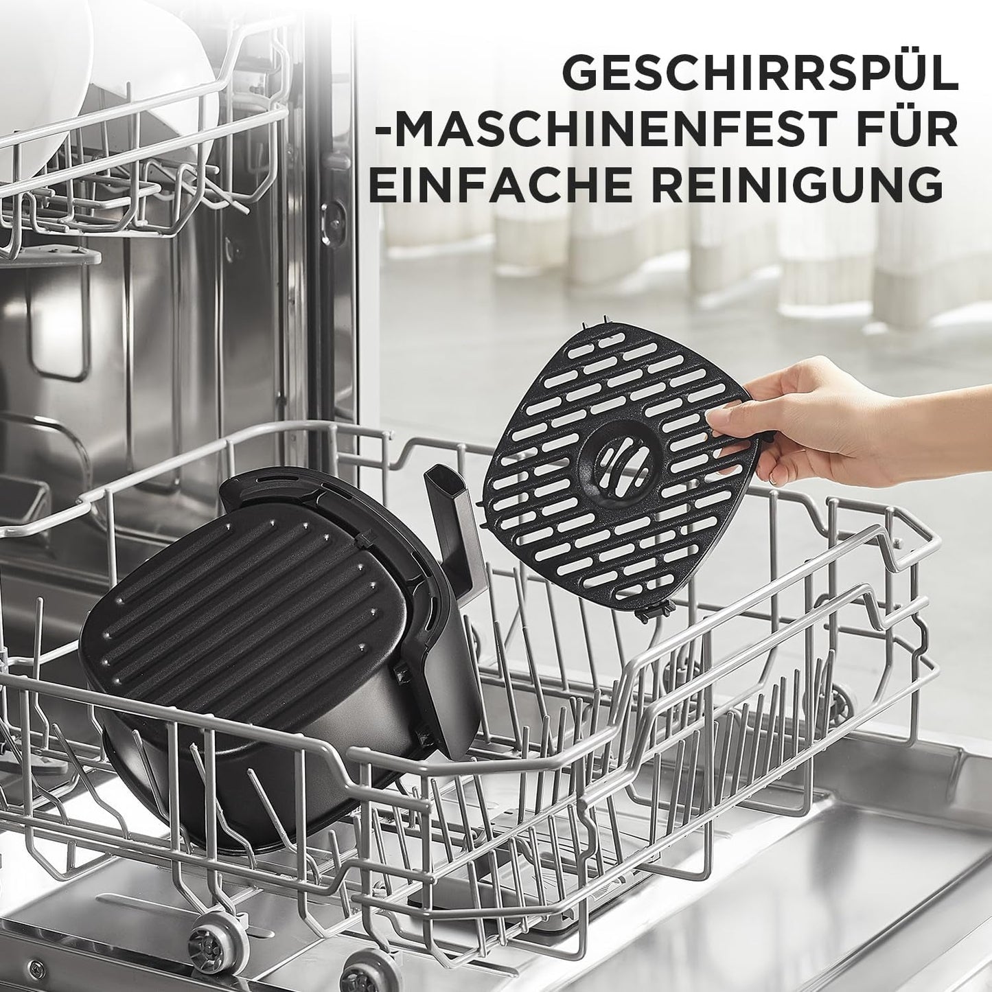 Midea Frytkownica na gorące powietrze 2L, 1150W Frytownica bezolejowa, Frytkownica na gorące powietrze, Funkcja automatycznego wyłączania Sprzęt AGD Naty Shop