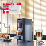 Ekspres do kawy z kapsułkami K-FEE ONE do kawy, herbaty i kakao | Kompaktowe espresso | Szybkie nagrzewanie | Zbiornik na wodę 0,8 l | 19 taktów | Czarna miedź | Zwycięzca testu Stiftung Warentest 2023