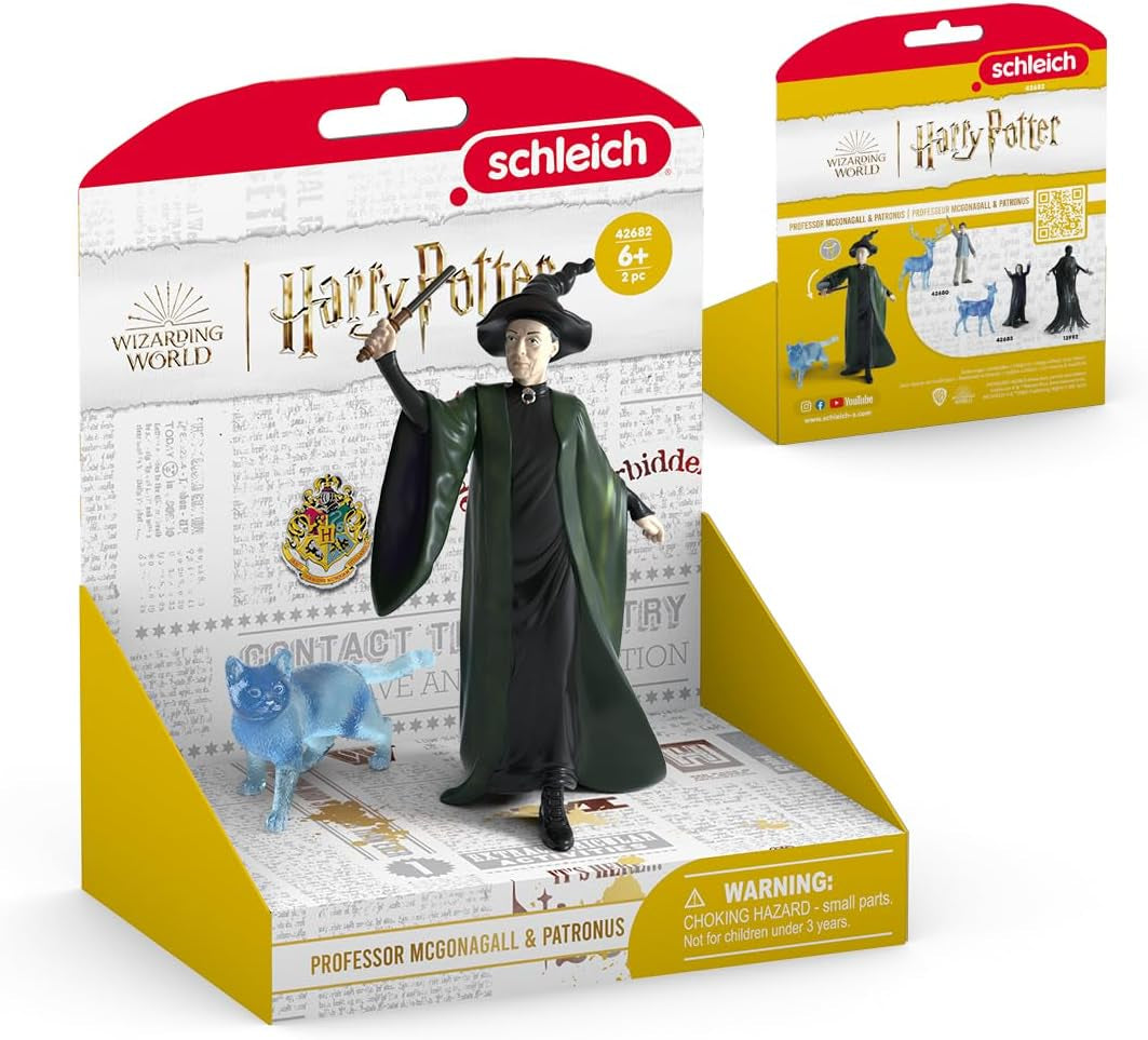 Schleich 42682 Profesor McGonagall i Patronus, od 6 lat, HARRY POTTER - Figurka do zabawy, 16 X 11 X 18 cm Figurki Naty Shop