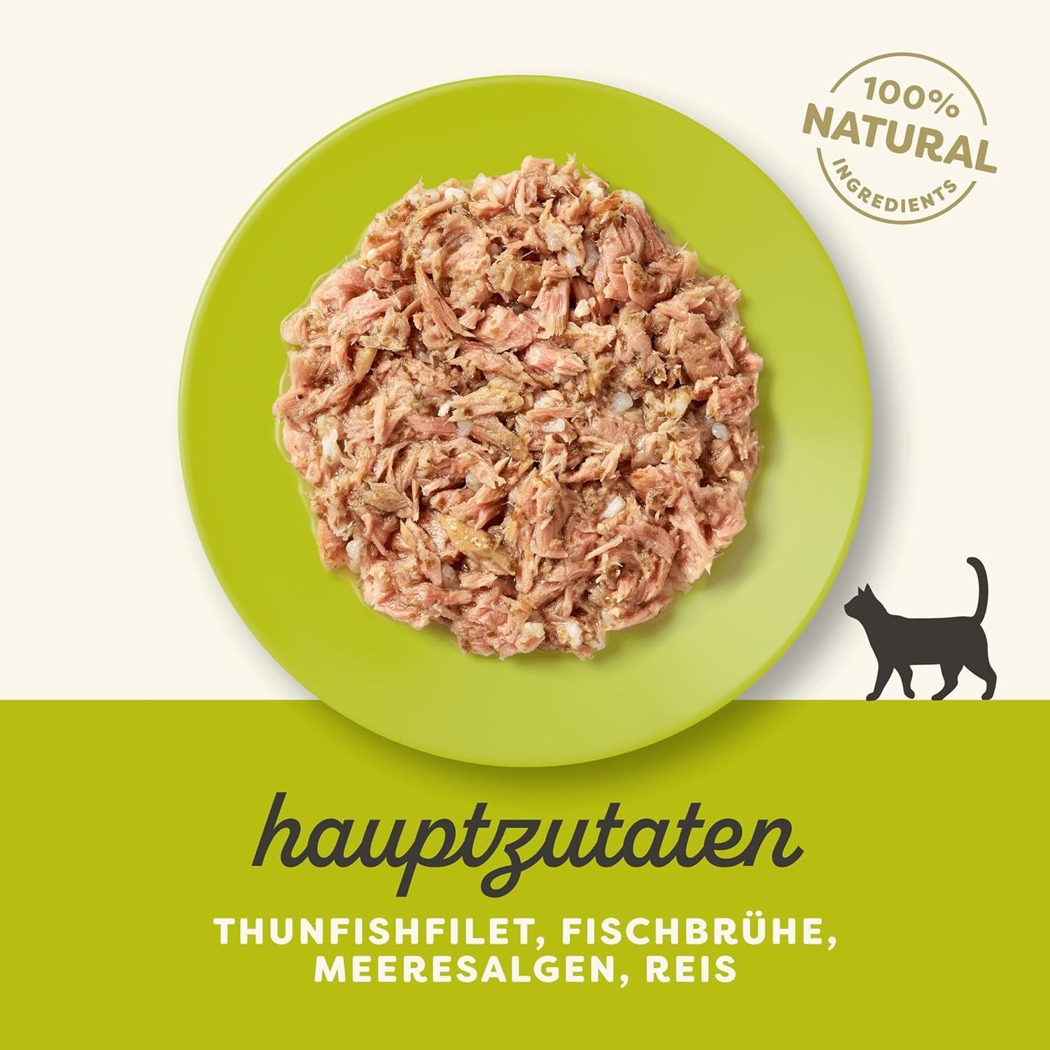 Applaws 100% naturalny Premium-Nassfutter für Katzen, Thunfischfilet mit Algen in Brühe - Packung mit 24 x 156g Dosen