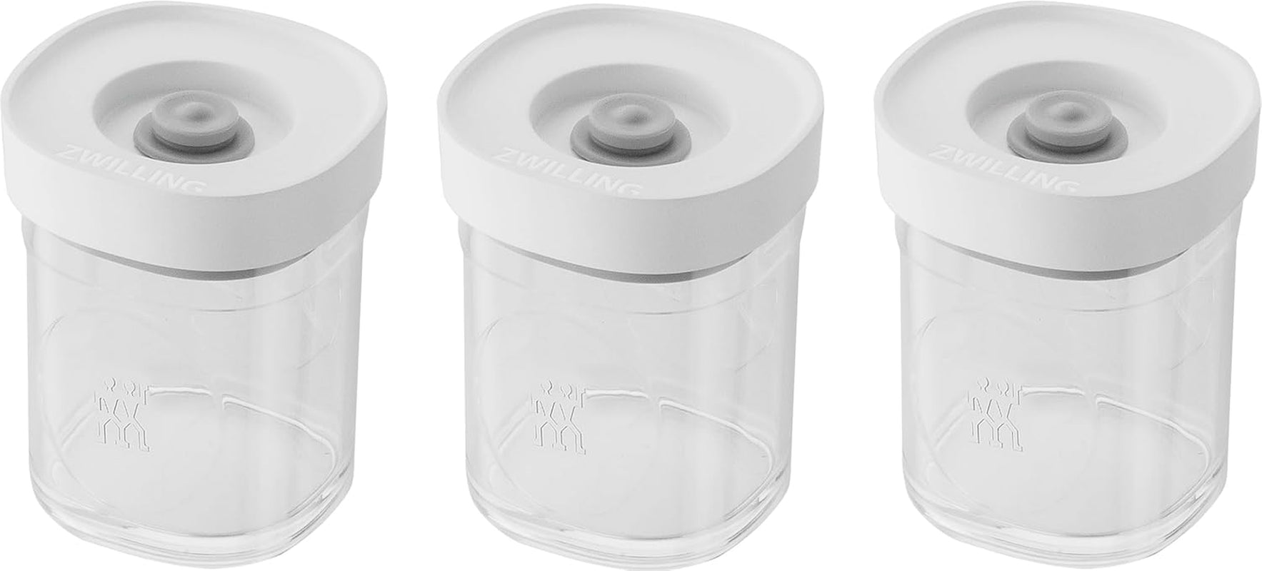 Pudełko ZWILLING FRESH & SAVE CUBE, rozmiar 2M, modułowe pudełko do przechowywania z możliwością układania w stosy, hermetyczne i opróżniane miejsce do przechowywania, można myć w zmywarce, przezroczyste pudełka do przechowywania żywności Naty Shop Xs